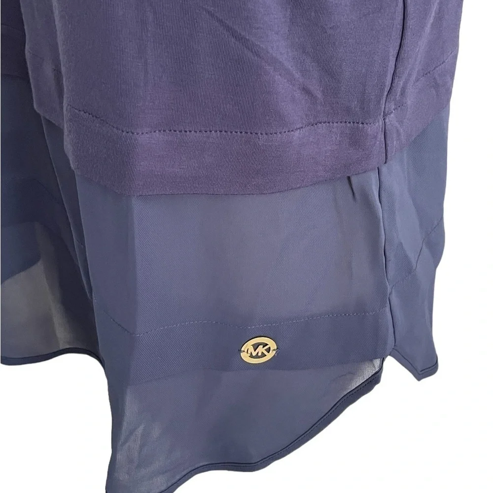 Michael Kors True Navy Sleeveless Top Size M